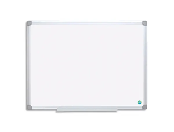 Tableau blanc magnetique acier laque earth bi-office 150x100 cm blanc cadre aluminium 1 unite — Non classé