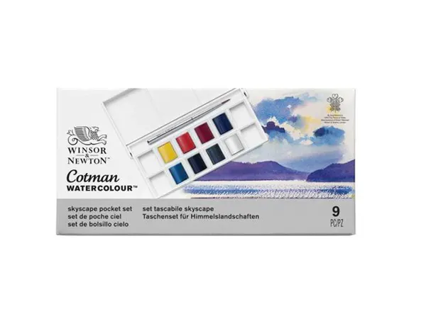 Set aquarelle winsor & newton cotman pocket 8 hp skyscape — Non classé