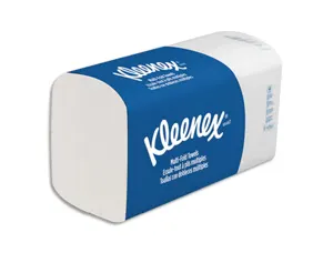 Essuie-mains ultra doux extrême kleenex 2 plis pliage en z format 21,5 x 31,5 cm coloris blanc colis de 15 paquets de 12 —…