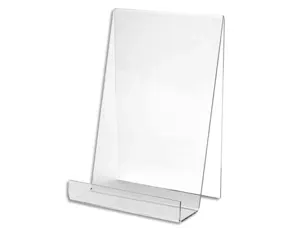 Chevalet de presentation deflecto pour documents format a5 à poser pmma vertical dim l19 x h15,1 x p12,5 cm — Non classé