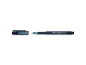 Feutre broadpen 1554 faber castell pointe large 0,8 mm encre indelebile corps transparent coloris noir — Non classé