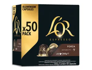 Dosettes cafe l or espresso forza boite 50 unites — Non classé