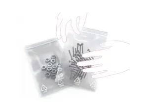 Sacs plastiques a fermeture rapide transparent 160 x 220 mm 1000 sachets — Non classé