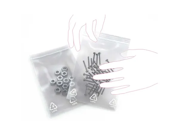 Sacs plastiques a fermeture rapide transparent 160 x 220 mm 1000 sachets — Non classé