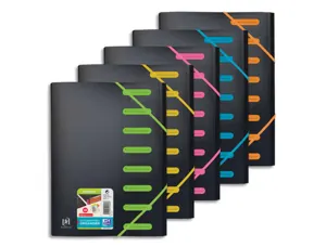 Trieur student oxford polypropylene opaque 8 positions fermeture elastique coloris assortis — Non classé