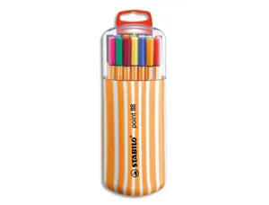 Stylo feutre stabilo point 88 pointe fine 0,4 mm coffret de 20 coloris assortis — Non classé