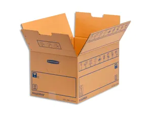 Caisse déménagement fellowes smoothmove c-flute 39l carton ondulé — Non classé