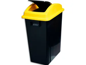 Conteneur polyvalent probbax pour endroits étroits 40l noir jaune — Non classé