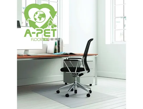 Tapis protège-sol apet écologique cleartex pour sol dur 120 x 90 cm 100 % recyclable — Non classé
