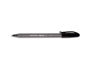 Stylo-bille paper mate inkjoy 100 écriture moyenne 0.7mm ultra douce corps triangulaire résiste bavures coloris noir — Non…