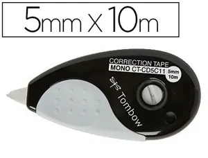 Correcteur tombow mono grip dévidoir ruban 5mmx10m application frontale réécriture immédiate — Non classé
