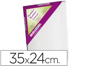 Toile sur chassis liderpapel 5p agraffe au dos 100% coton  1,8x3,8 cm bords en bois      35x24 cm — Non classé