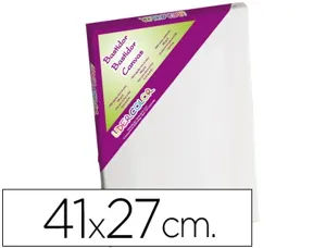 Toile sur chassis liderpapel 6p agraffe au dos 100% coton  1,8x3,8 cm bords en bois      41x27 cm — Non classé