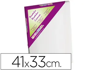 Toile sur chassis liderpapel 6f agraffe au dos 100% coton  1,8x3,8 cm bords en bois      41x33 cm — Non classé