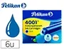 Pelikan Cartouche d'encre 4001 TP/6, bleu royal — Stylos plume & effaceurs — vue 2