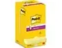 Lot de 12 blocs  de 90 feuilles Z-Notes Super Sticky post-it, 76 x 76 mm, couleur : jaune — Fournitures — vue 2