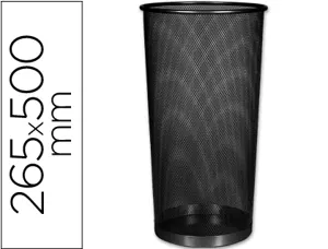 Porte-parapluies q-connect maille métallique capacité 22.6l hauteur 500mm diamètre fond 265mm coloris noir — Non classé