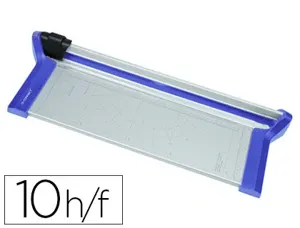 Rogneuse q-connect métal pression automatique din a3 capacité 10f graduation 5mm coupe papier transparent 565x78mm — Non…
