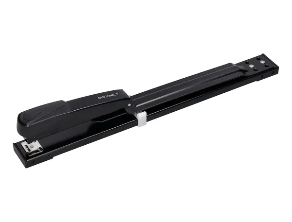 Agrafeuse q-connect long bras économique capacité 20f coloris noir — Non classé