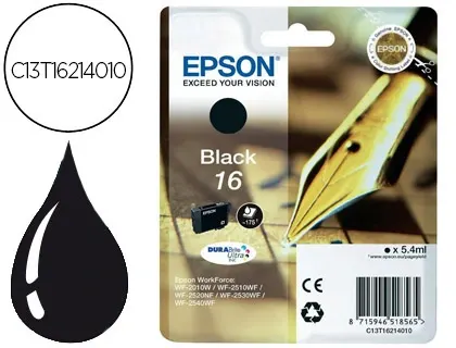 Cartouche d'encre original epson c13t16214010 175 p noir — Non classé