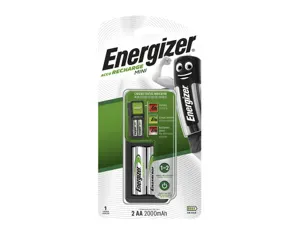 Chargeur piles energizer aa/aa a i.c.e. hr6 voyage ultra-compact léger livré 2 acc precharges aa 2000mah e300701300 — Non…