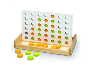 Jeu quatre en ligne bois 42 pions — Non classé