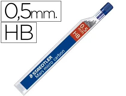 Mine graphite staedtler mars micro 0.5mm hb carbon papier standard dessin tous portemines étui 12 unités — Non classé