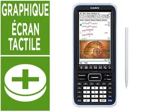 Calculatrice casio graphique fx-cp400+e écran tactile fonctions avancées présentation résultats diaporama — Non classé