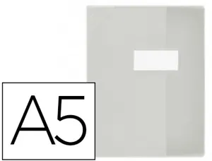 Protège-cahier elba strong line pvc cristal 15/100e coins renforcés 30/100e a5+ 170x220mm incolore — Non classé