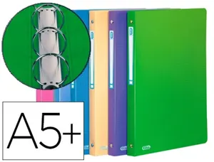 Classeur oxford memphis 4 anneaux ronds 15mm polypropylène 5/10e toucher satiné dos 20mm étiquette dos assortis style — Non…