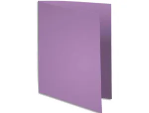 Chemise exacompta super carte 240x320mm 210g coloris lilas pack 100 unités — Non classé
