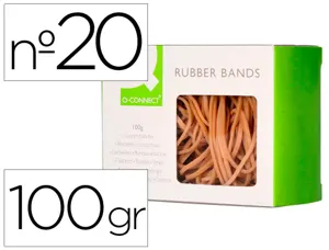 Bracelet caoutchouc q-connect n.20 200x2mm boîte fenêtre 100g — Non classé