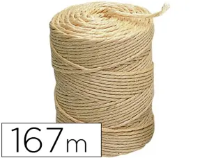 Ficelle sisal écologique liderpapel 3 fils idéal colis tra  vaux manuels décoration rouleau 1kg longueur 167m écru — Non…