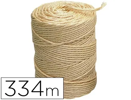 Ficelle sisal écologique liderpapel 3 fils idéal colis tra vaux manuels décoration rouleau 2kg longueur 334m écru — Non…