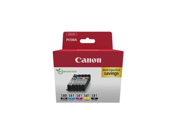 Cartouche d'encre original canon 580 223 p noir/cyan/magenta/jaune pack 4 couleur — Non classé