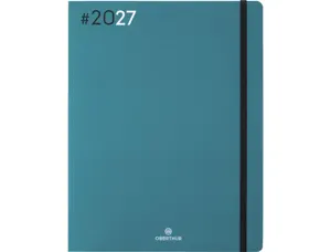 Agenda oberthur semainier 27 fsc flex 1 semaine sur 2      pages 21x27cm 144p coloris    emeraude — Non classé