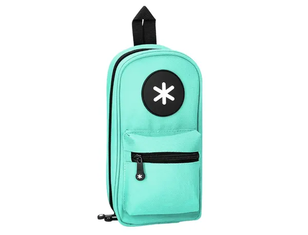 Trousse ovale antartik avec 4 compartiments 230 x 50 x 120  mm menthe — Non classé