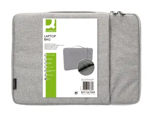 Housse pc 13.3/' q-connect poignee 1 poche exterieure    fermeture eclair 350x250x25   mm coloris gris — Non classé