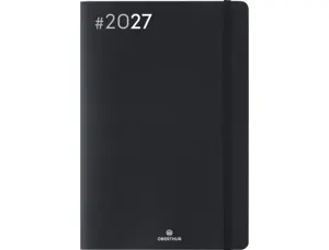 Agenda oberthur semainier 25 fsc flex 1 semaine sur 2      pages 16x24cm 128p coloris    noir — Non classé