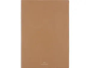 Agenda oberthur semainier a5 feroe 13 mois 1 semaine/1 page+ 1 page notes 15x21 cm       coloris camel — Non classé