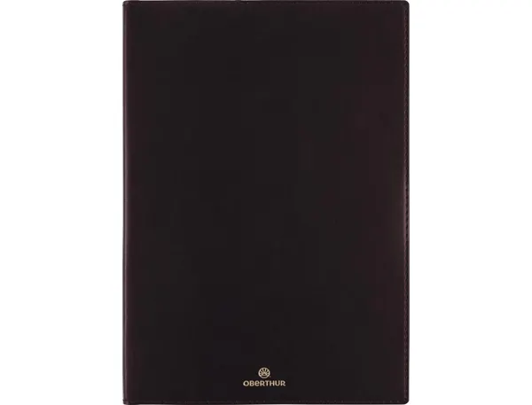 Agenda oberthur semainier a5 feroe 13 mois 1 semaine/1 page+ 1 page notes 15x21 cm       coloris bordeaux — Non classé