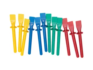 Spatule a colle o'color plastique longueur 11,5cm     coloris assortis lot 12       unites — Non classé