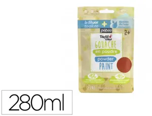 Gouache pebeo tactilcolor poudre a diluer 2 en 1        gouache doigt 280ml gouache   liquide 500ml coloris orange — Non…