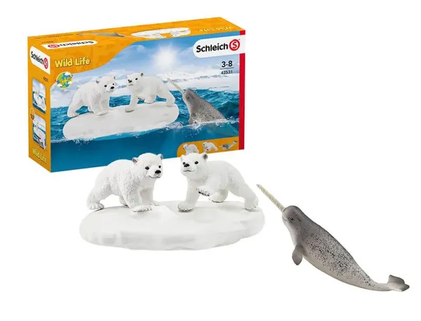 Boite de jeux schleich wilf life figurines animaux        polaires — Non classé