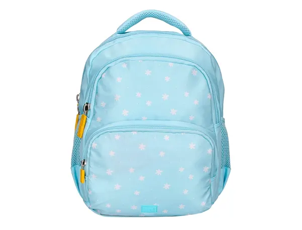 Sac a dos liderpapel scolaire fleurs 350x110x270mm coloris  bleu ciel — Non classé
