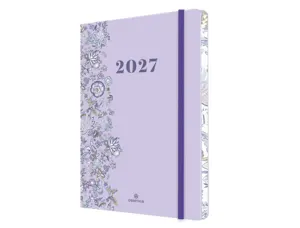 Agenda oberthur merida semainier 15 1 semaine/2      pages 10x15cm 128p fsc        coloris lilas — Non classé
