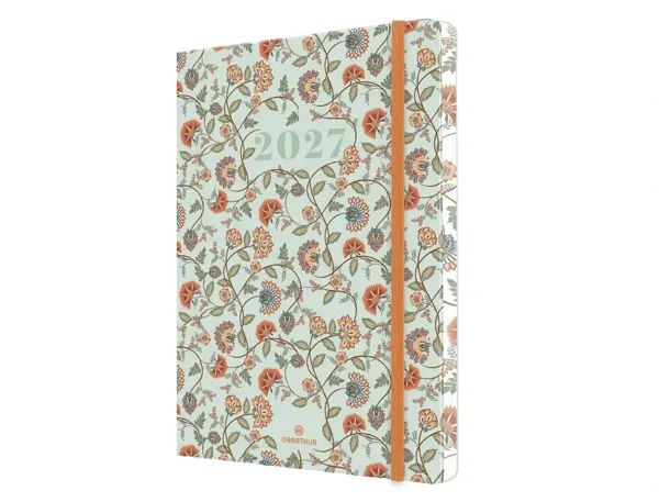 Agenda oberthur merida semainier 15 1 semaine/2      pages 10x15cm 128p fsc        coloris vert d'eau — Non classé