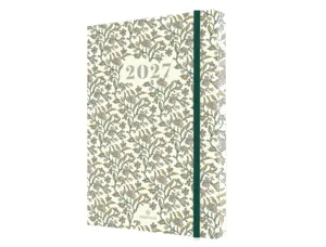 Agenda oberthur merida semainier 15 1 semaine/2      pages 10x15cm 128p fsc        coloris jaune pale — Non classé