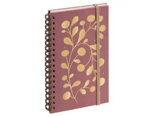 Agenda exacompta 2027 semainier poche espace 16s    vegetal rose 9x16cm — Non classé