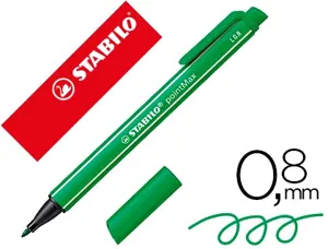 Stylo-feutre stabilo pointmax pointe moyenne nylon tracé 0.8mm ultra robuste coloris vert — Non classé